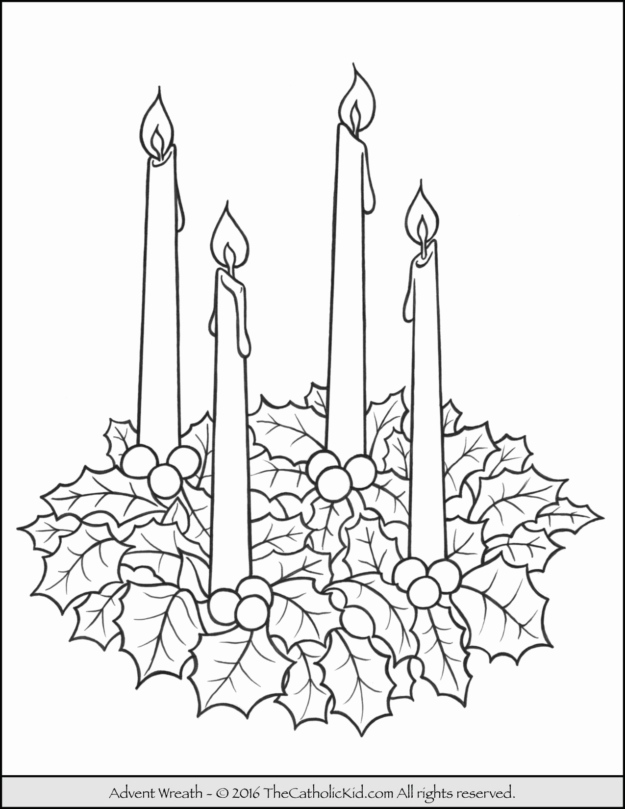 Advent Wreath Coloring Page Inspirational Advent Wreath Coloring Page