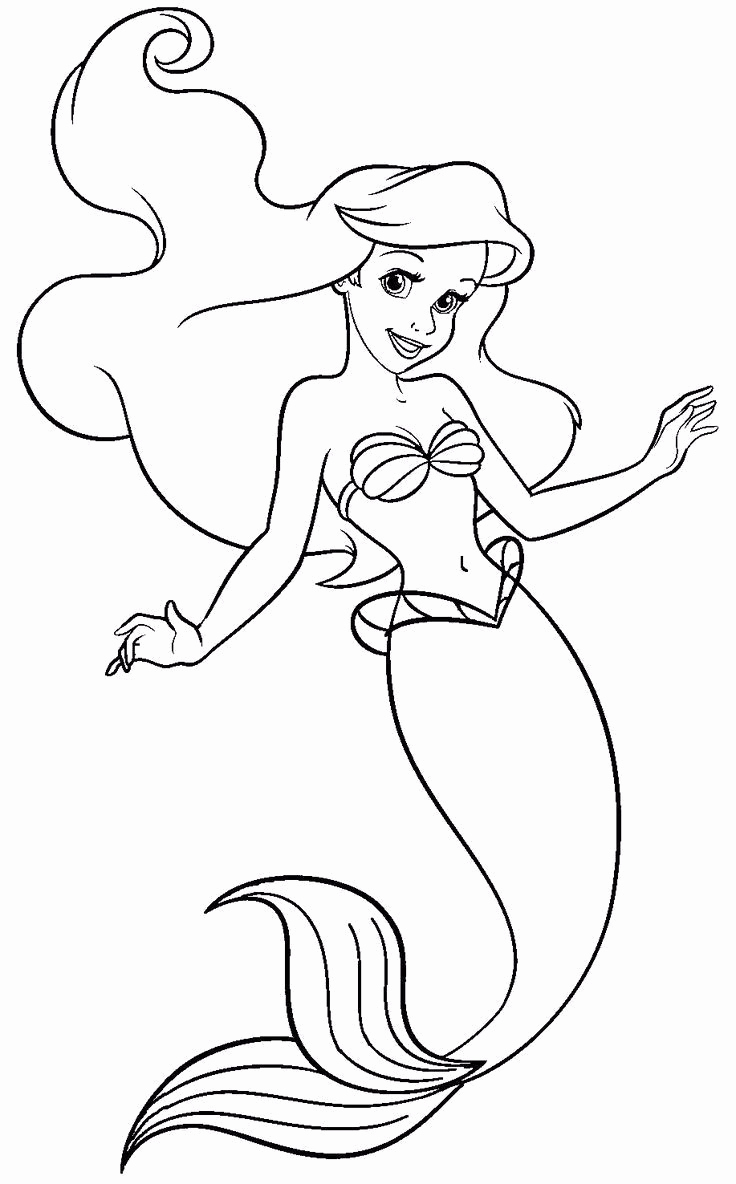 Ariel Printable Coloring Pages Best Of Printable Coloring Pages In 2020